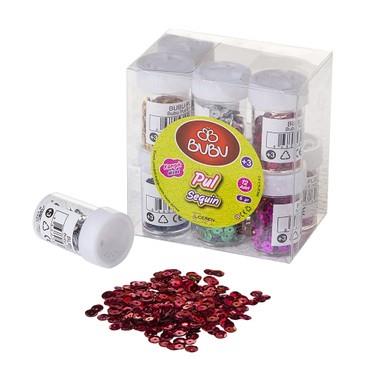 Bu-Bu Pul 6 Renk 5Gr 10Mm 12 liPvcBu-Bu Pul 6 Renk 5Gr 10Mm *12 - Kirtasiyem.netPullar
