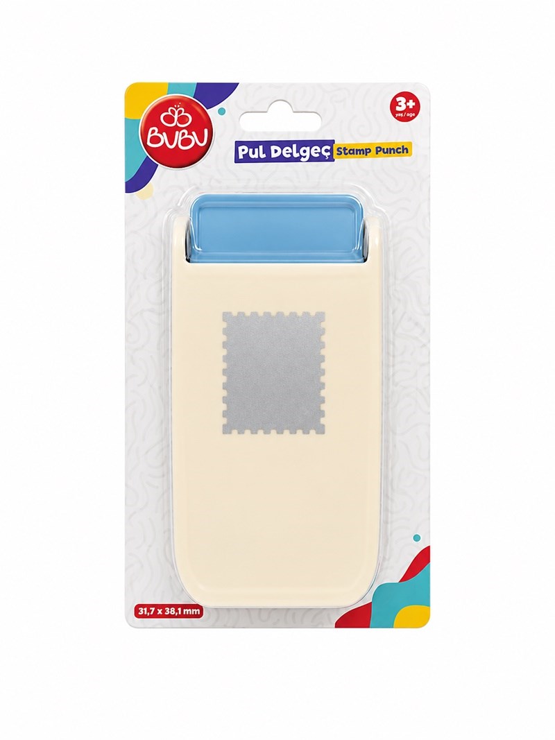Bu-Bu Şeklli Eva Ve Kağıt Delgeç Pul 31,7 X 38,1 Mm (Km-5815) BUBU-DE0033Şekilli Delgeçler