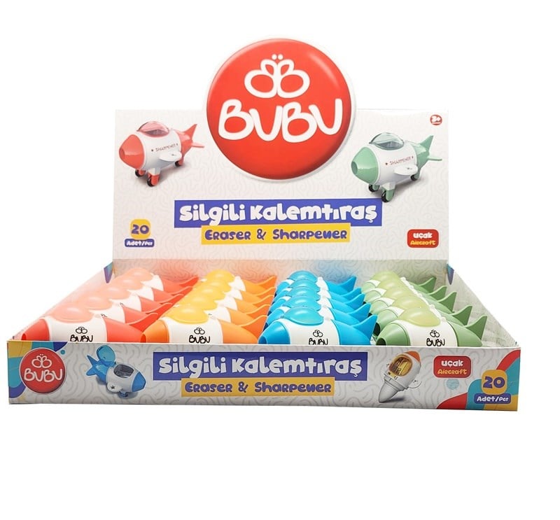 Bu-Bu Silgili Kalemtıraş Uçak *20 Bubu-Slg002Stick Yapıştırıcılar