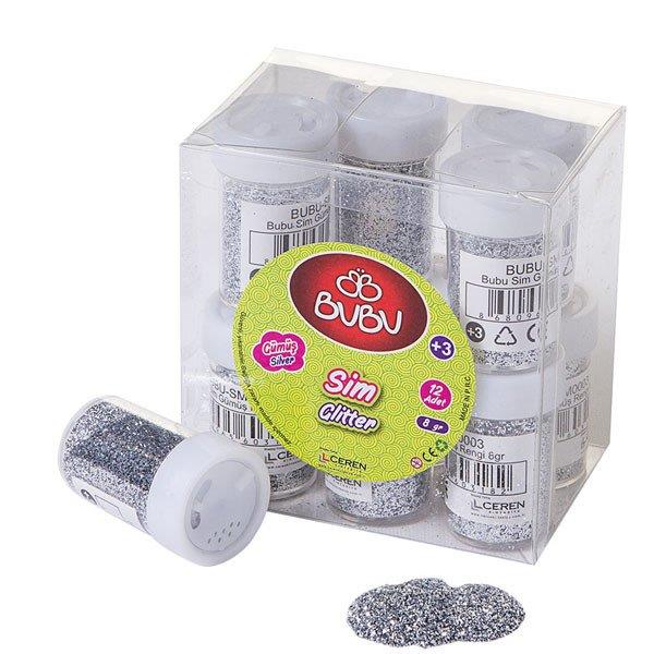 Bu-Bu Sim Gümüş Rengi 8 Gr Bu-Bu Sim Gümüş Rengi 8 Gr *12 - Kirtasiyem.netSimler