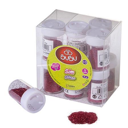 Bu-Bu Sim Kırmızı Renk 8 Gr Bu-Bu Sim Kırmızı Renk 8 Gr *12 - Kirtasiyem.netSimler