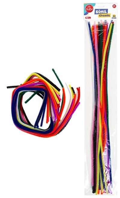 Bu-Bu Şönil 50Cm 20'Li Bubu-Son002Bu-Bu Şönil 50Cm 20'Li BUBU-SON002 - Kirtasiyem.netŞöniller