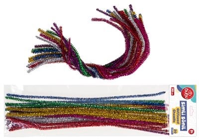 Bu-Bu Şönil Simli 30Cm 20'Li Bubu-Son003Şöniller