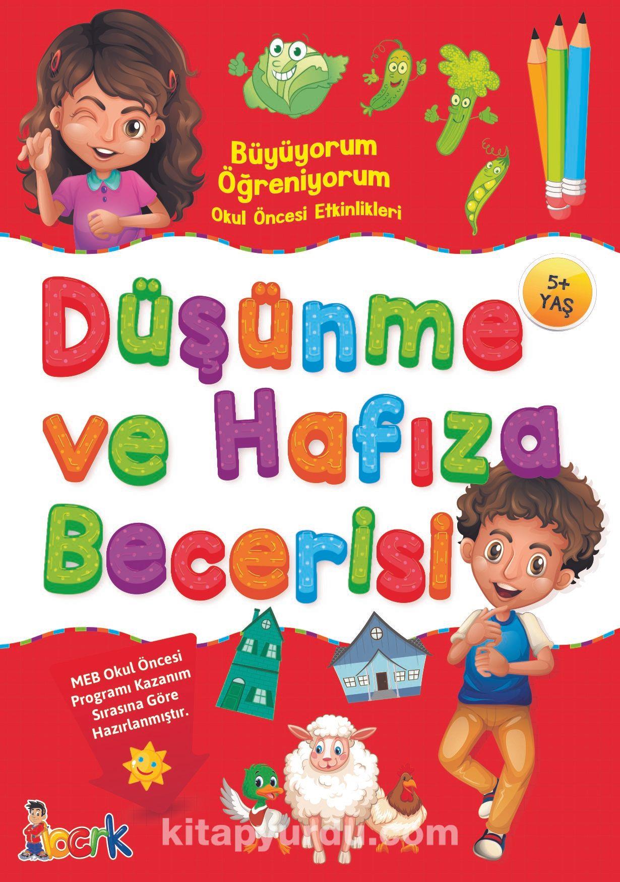 Büyüyorum Öğr.-Düşünme Ve Hafıza Becerisi/BıcırıkBüyüyorum Öğr.-Düşünme Ve Hafıza Becerisi/Bıcırık - Kirtasiyem.netOkul Çağı 6-10 Yaş 
