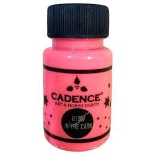 Cadence Glowın The Dark 579-Pembe (Parlayan)Akrilik Boyalar	