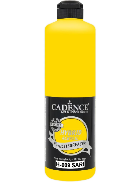 Cadence Hybrid Akrilik Multi Surface 500 Ml H-009 SarıCadence Hybrid Akrilik Multi Surface 500 Ml H-009 Sarı - Kırtasiyem.netAkrilik Boyalar	