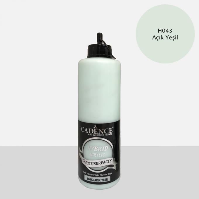 Cadence Hybrid Akrilik Multi Surface 500 Ml H-043 Açık YeşilCadence Hybrid Akrilik Multi Surface 500 Ml H-043 Açık Yeşil - Kırtasiyem.netAkrilik Boyalar	