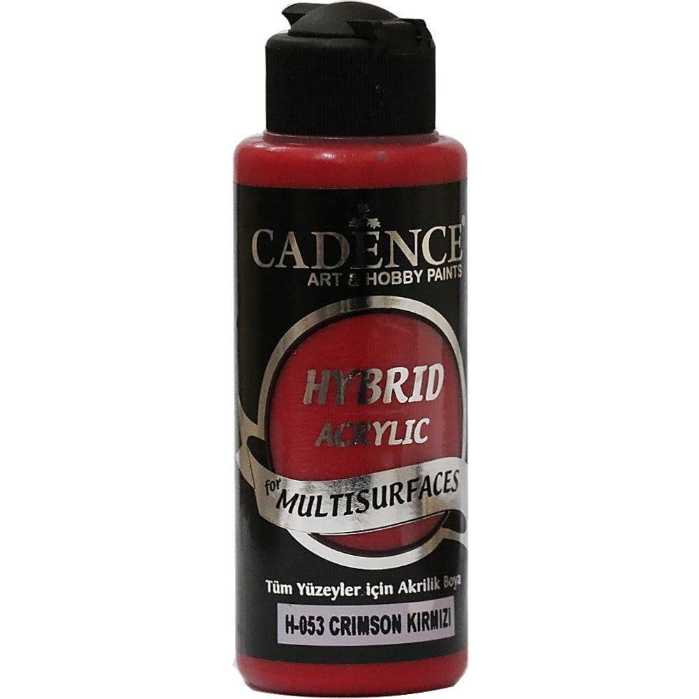 Cadence Hybrıd Akrilik Multısurfaces 120 Ml Crimson KırmızıAkrilik Boyalar	