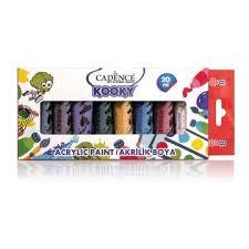 Cadence Kooky Akrilik Boya 20 ml (Tempera )8 li SetVernikler