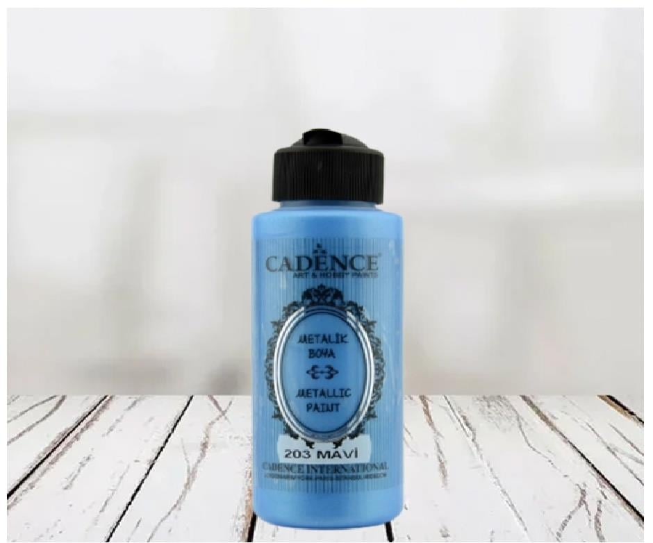 Cadence Metalik 120 Ml Mavi 203Cadence Metalik 120 Ml Mavi 203 - Kırtasiyem.netAkrilik Boyalar	