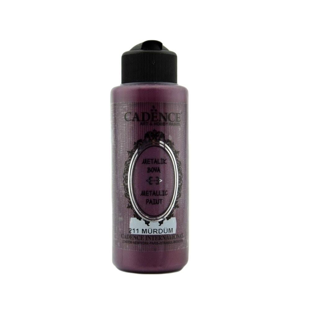 Cadence Metalik 120 Ml Mürdüm 211Cadence Metalik 120 Ml Mürdüm 211 - Kırtasiyem.netAkrilik Boyalar	