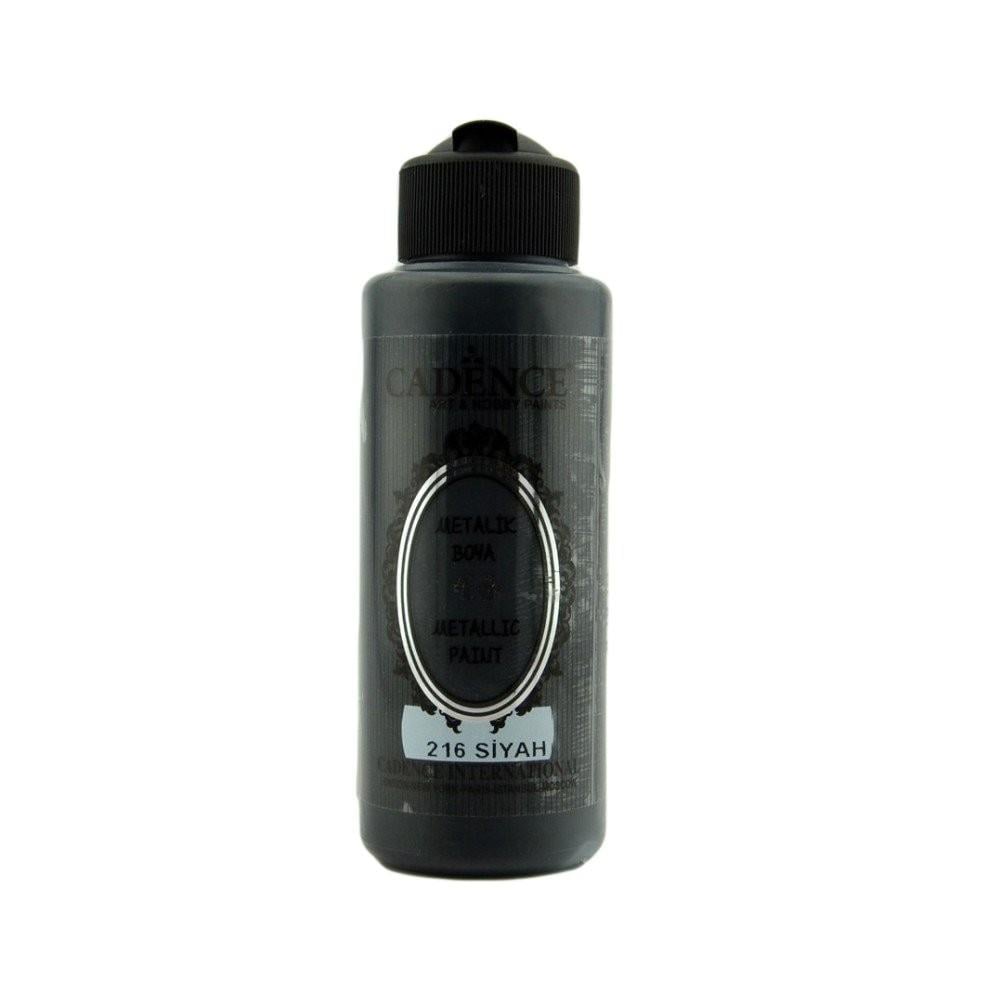 Cadence Metalik 120 Ml Siyah 216Cadence Metalik 120 Ml Siyah 216 - Kırtasiyem.netAkrilik Boyalar	