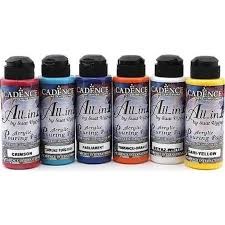 Cadence Pouring Effect Medium 6'lı Set (ALL IN 1)Akrilik Boyalar	