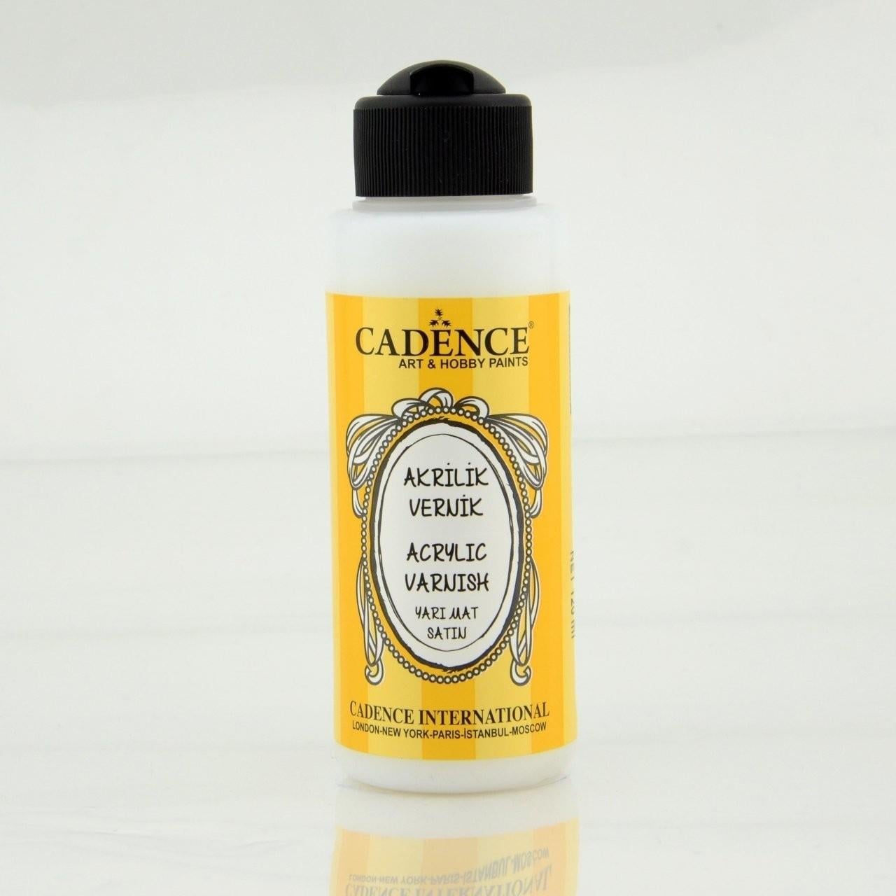 Cadence Subazlı Vernik Yarı Mat 120 MlCadence Subazlı Vernik Yarı Mat 120 Ml - Kırtasiyem.netResim Verniği