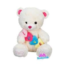 Can Toys Peluş Ayı Oturan Kalpli 48Cm. 8Peluş Oyuncaklar