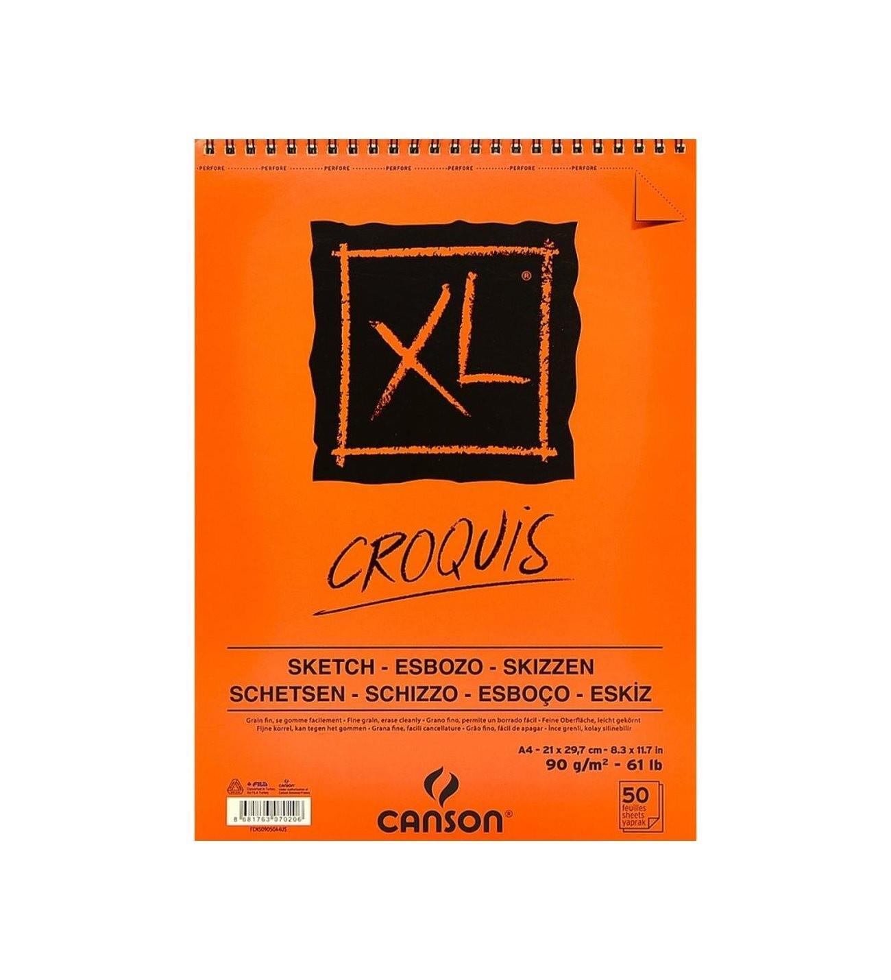 Canson Eskiz Defteri Croquis Xl Üstten Spiralli A4 50 Sayfa 90 Gr 869104Canson Eskiz Defteri Croquis Xl Üstten Spiralli A4 50 Sayfa 90 Gr 869104 - Kirtasiyem.netEskiz Defterleri