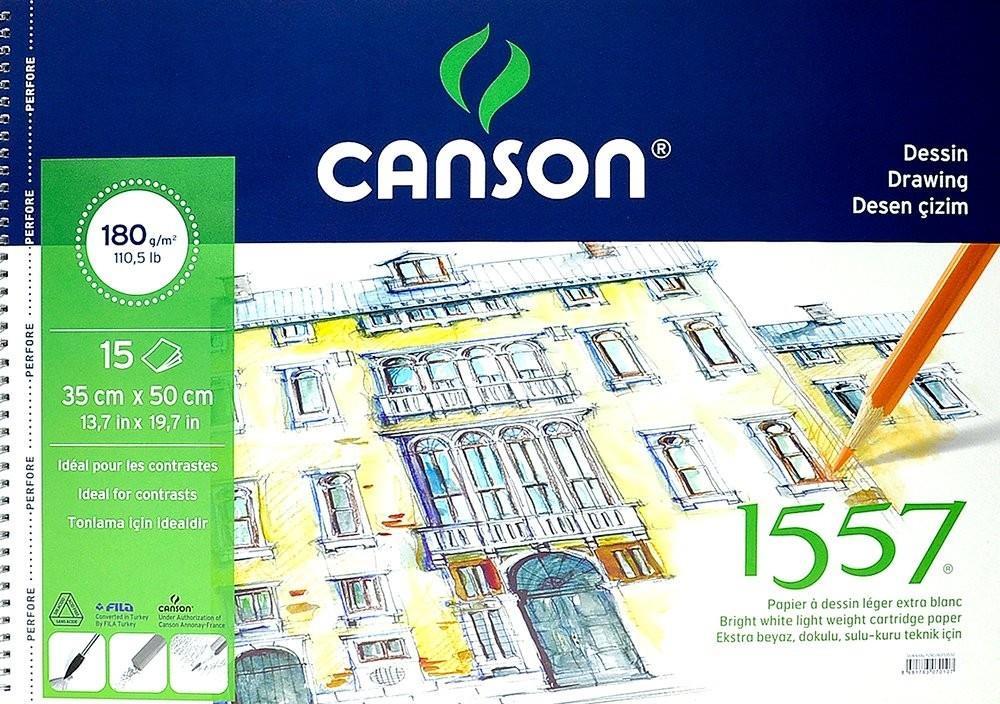 Canson Resim ve Çizim Blok 1557 180 Gr 35*50 15 SayfaCanson Resim ve Çizim Blok 1557 180 Gr 35*50 15 Sayfa - Kirtasiyem.netÇizim Bloknotları