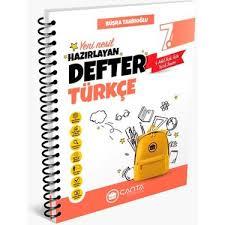 Çanta 7. Sınıf Türkçe Okula Yardımcı Hazırlayan Defter 7.Sınıf