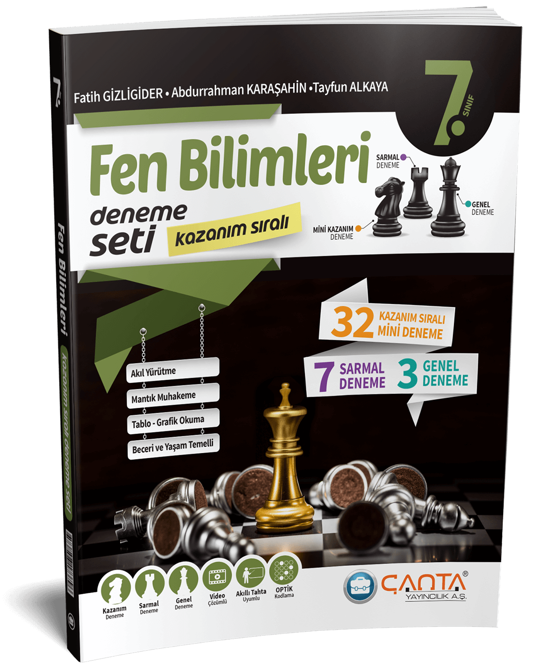 Çanta 7. Sınıf Deneme Fen Bilimleri Sıralı Deneme Seti7.Sınıf