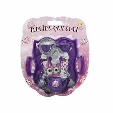Cantoys Kart. Tepsili Çay Seti (Melisa) 36Evcilik Oyuncakları