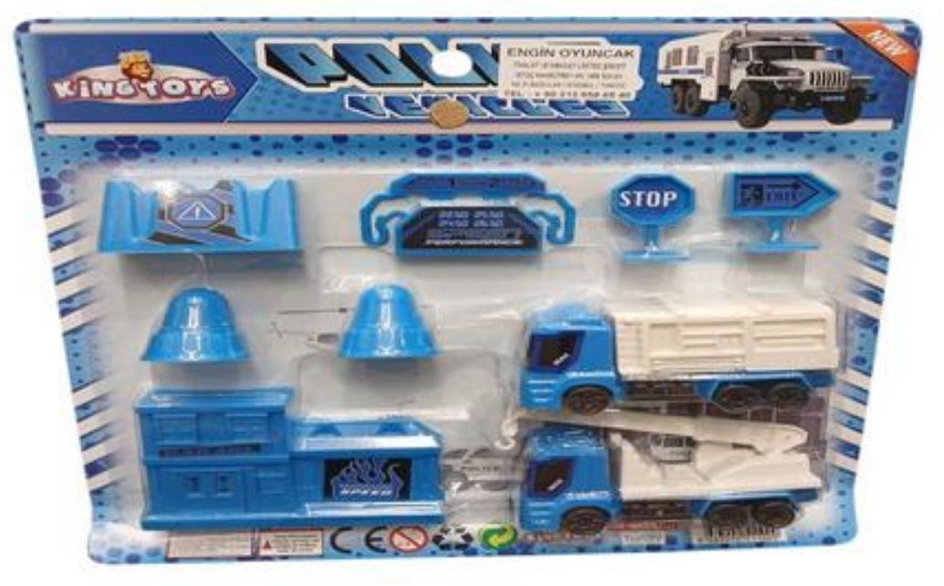 Cantoys Kart. Polis Askeri Araç Seti 72Akıl Oyunları
