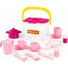 Cantoys Kovada 28 Prç.Yemek Takımı ( Nastenka ) 4Evcilik Oyuncakları