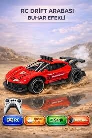 Cantoys U/K Araba 2.4G Işıklı Ve Duman Atan Yarış Arabası 18Akıl Oyunları