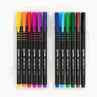 Caretta Fineliner Soft Karışık 12 LiCaretta Fineliner Soft Karışık 12 Li - Kırtasiyem.netDövme Kalemleri
