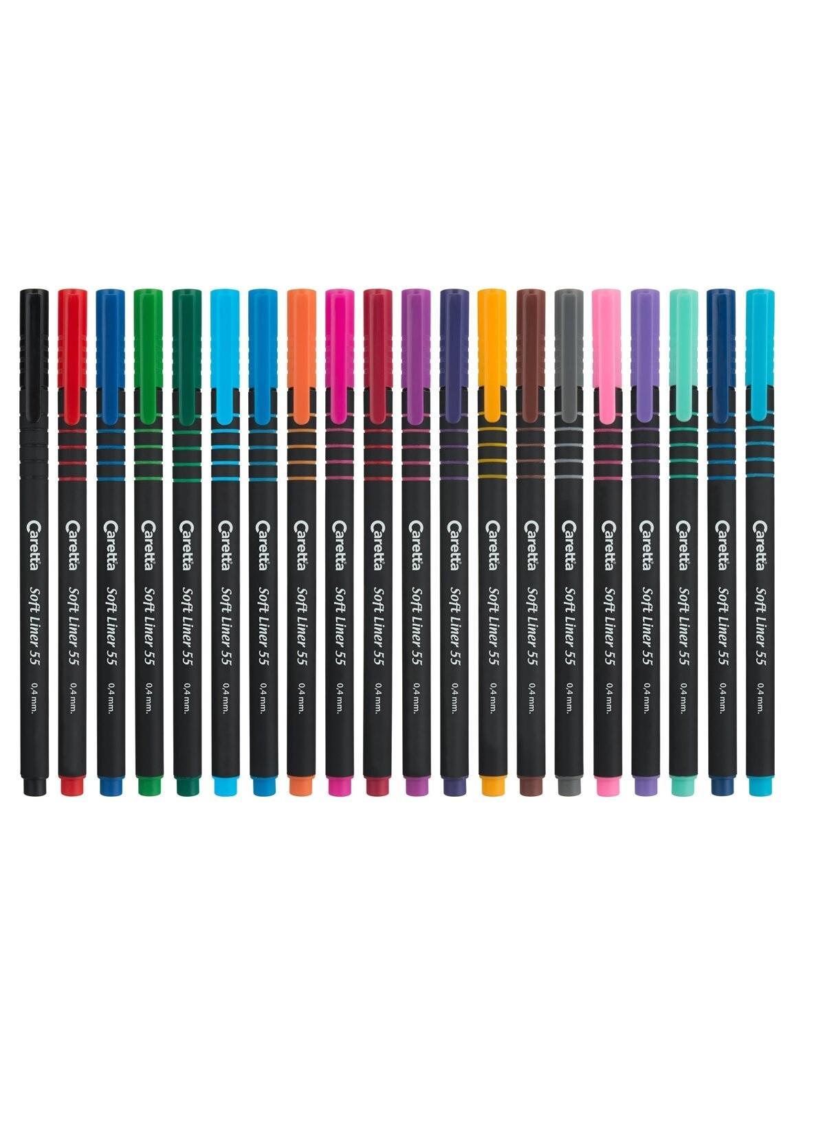Caretta Fineliner Soft KarışıkCaretta Fineliner Soft Karışık - Kırtasiyem.netDövme Kalemleri