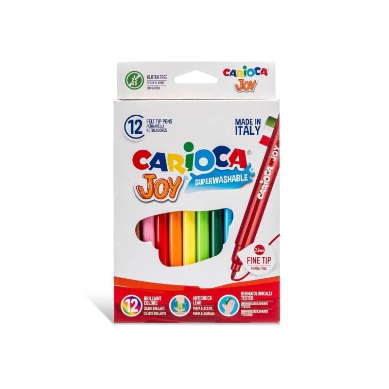 Carioca Keçeli Boya Kalemi Kalem Joy 12 LiCarioca Keçeli Boya Kalemi Kalem Joy 12 Li - Kırtasiyem.netKeçeli Kalemler