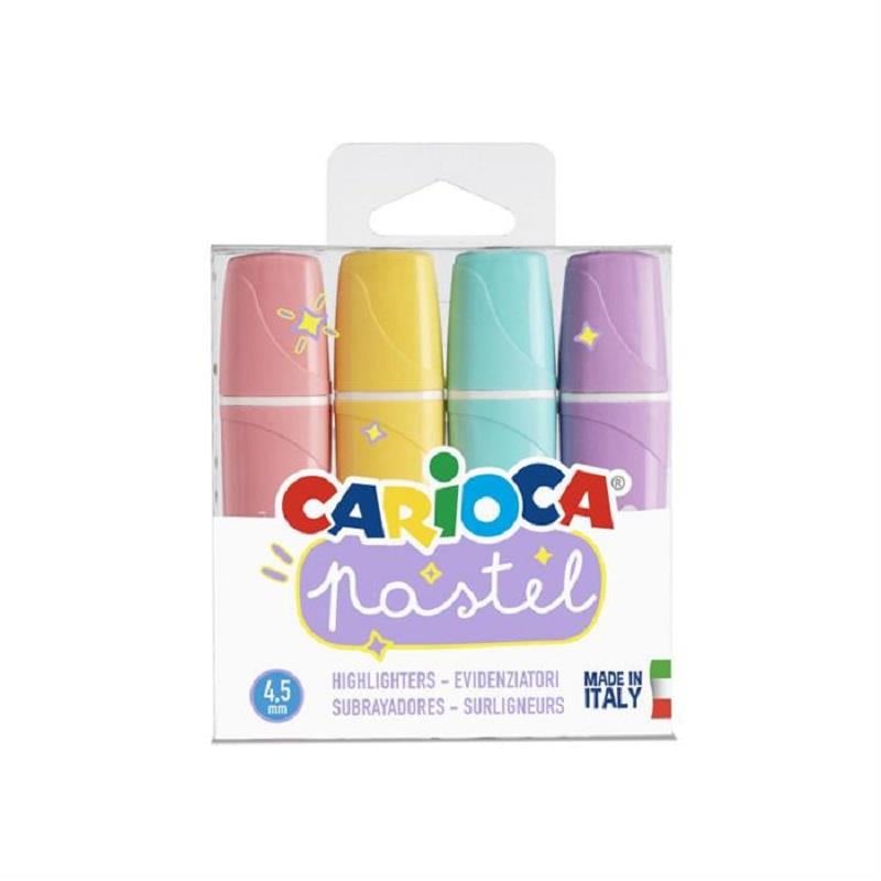 Carioca Pastel Renk İşaretleme Kalemi 4'Lü  43167Carioca Pastel Renk İşaretleme Kalemi 4'Lü  43167 - Kirtasiyem.netDiğer Kalemler