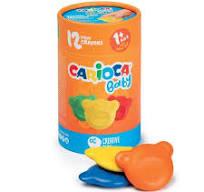 Carioca Teddy Bebek Crayons 12'Li +1 Yaş8.Sınıf