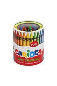 Carioca Wax Maxı Yıkanabilir Pastel Boya Kalemi 50'LiBoyama Önlükleri