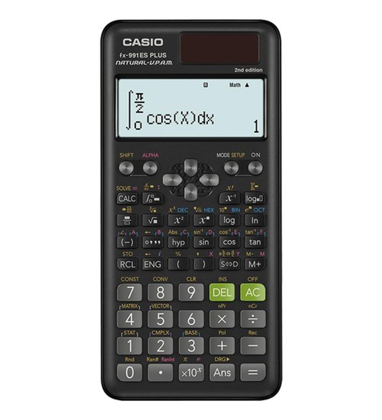 Casio Fx-991 Es Plus 417 Fonksiyonlu Hesap Makinası İntegral Kompleks Matrix , Difer.Vektör Casio Fx-991 Es Plus 417 Fonksiyonlu Hesap Makinası İntegral Kompleks Matrix , Difer.Vektör  - Kirtasiyem NetHesap Makineleri