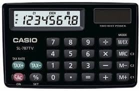 Casio Hesap Makinası 8 Hane, Cüzdanlı, Tax Sl-787 TvCasio Hesap Makinası 8 Hane, Cüzdanlı, Tax Sl-787 Tv - Kirtasiyem NetHesap Makineleri