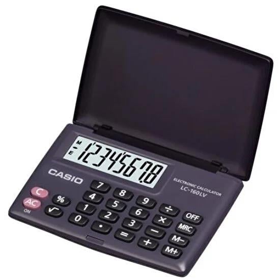 Casio Hesap Makinası 8 Hane , Sert Kapaklı Lc-160 LvCasio Hesap Makinası 8 Hane , Sert Kapaklı Lc-160 Lv - Kirtasiyem NetHesap Makineleri