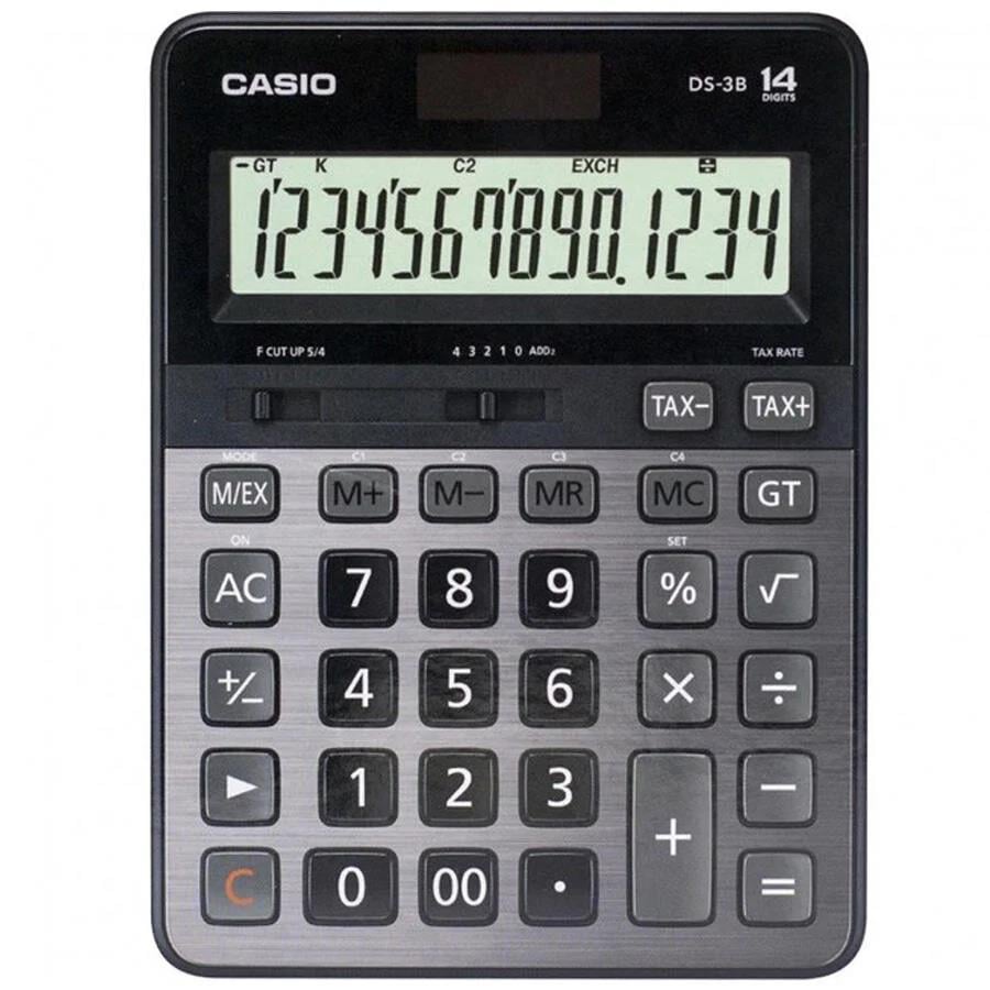 Casio Hesap Makinası Hane , B.Boy , Zaman Hesaplama Ds-3 B 14Casio Hesap Makinası Hane , B.Boy , Zaman Hesaplama Ds-3 B 14 - Kirtasiyem NetHesap Makineleri