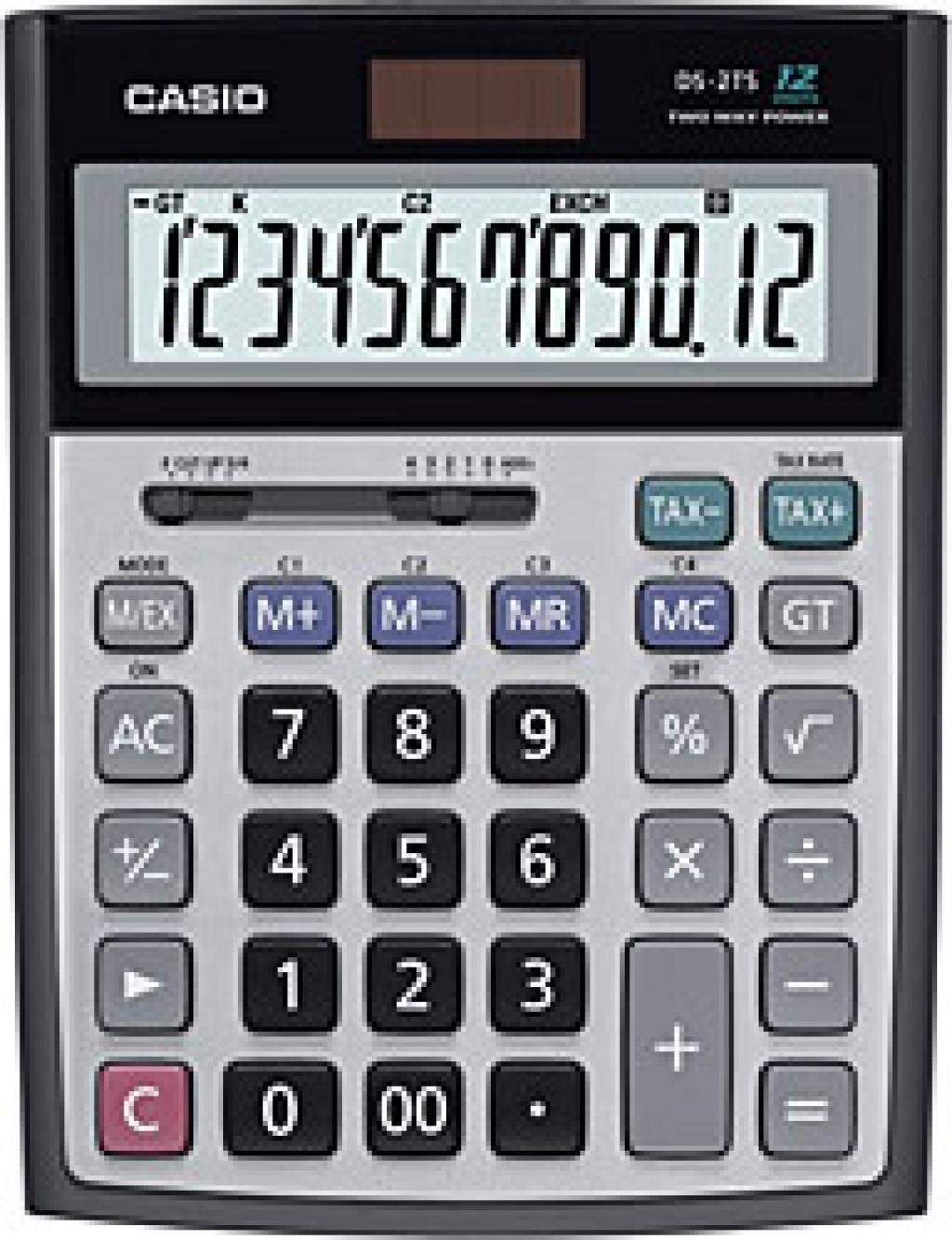 Casio Hesap Makinesi 12 Hane Ds 2TsCasio Hesap Makinesi 12 Hane Ds 2Ts - Kirtasiyem NetHesap Makineleri