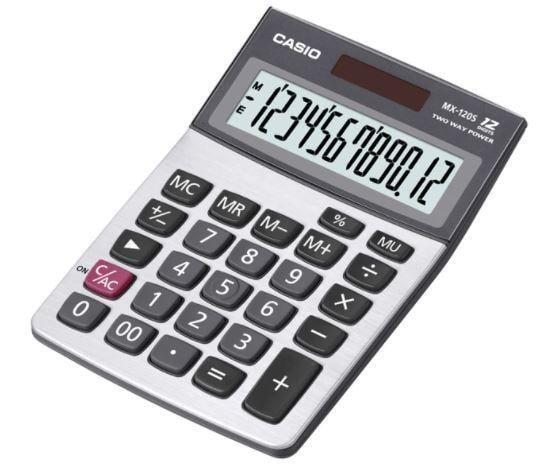 Casio Hesap Makinesi 12 Hane Mx 120SCasio Hesap Makinesi 12 Hane Mx 120S - Kirtasiyem NetHesap Makineleri