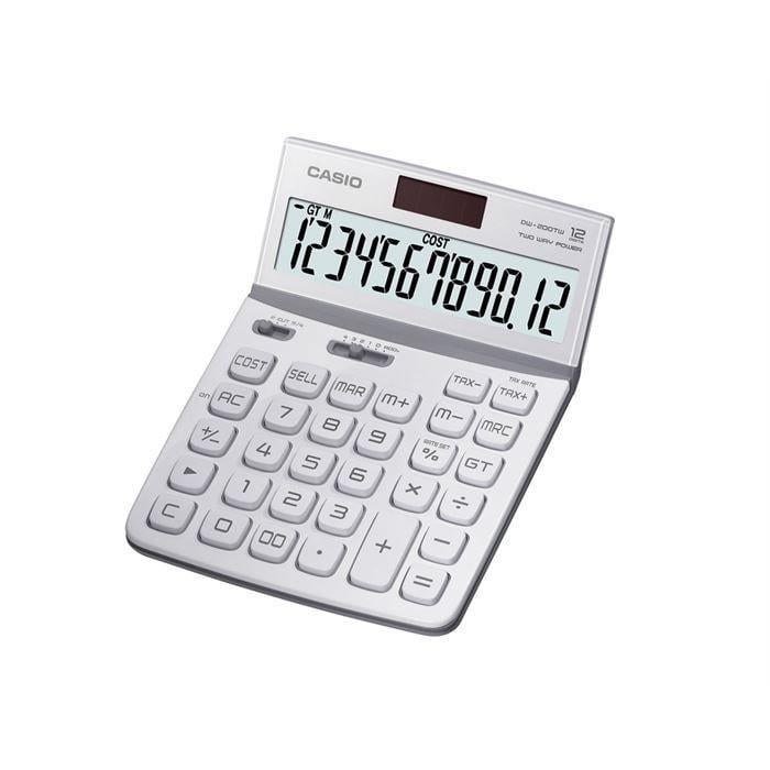 Casio Hesap Makinesi Beyaz Dw 200 TwCasio Hesap Makinesi Beyaz Dw 200 Tw - Kirtasiyem NetHesap Makineleri