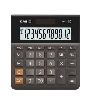 Casio MH-12-BK-W-DP Masaüstü Hesap Makinesi SiyahCasio MH-12-BK-W-DP Masaüstü Hesap Makinesi Siyah - Kirtasiyem.netHesap Makineleri