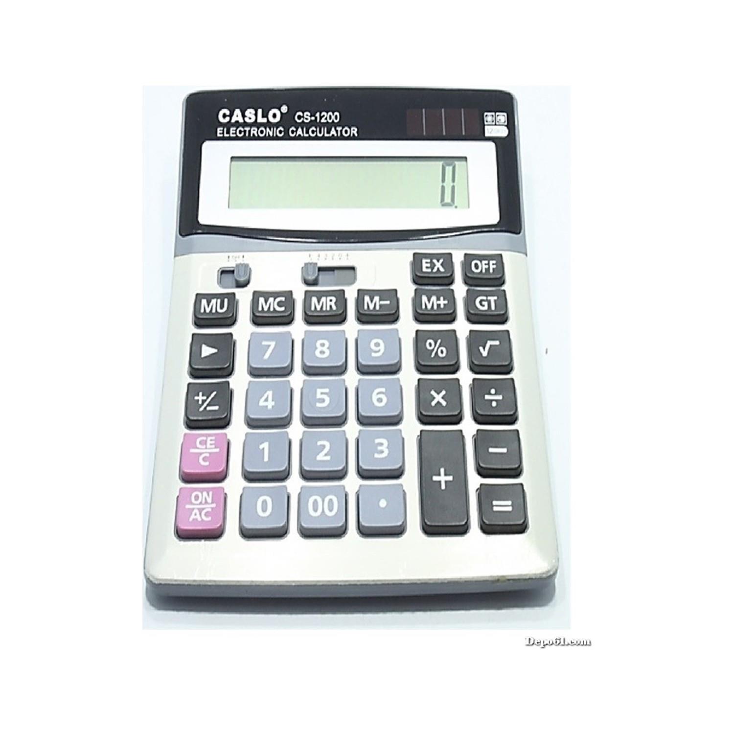 Caslo Cs-1200v 12 Hane Masa Tipi Hesap MakinesiCaslo Cs-1200v 12 Hane Masa Tipi Hesap Makinesi - Kirtasiyem NetHesap Makineleri