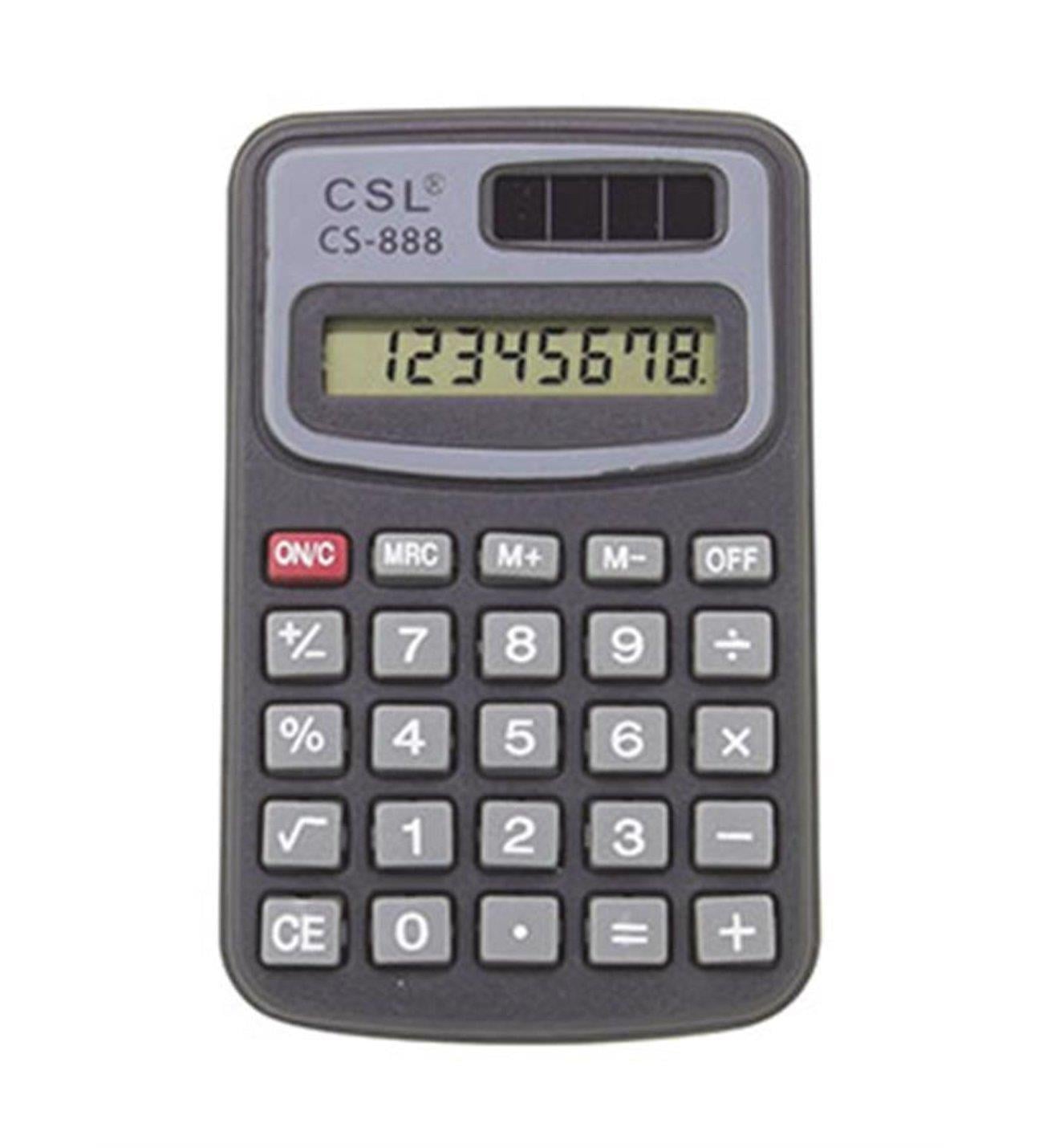 Caslo Cs-888 8 Hane Cep Tipi Hesap MakinesiCaslo Cs-888 8 Hane Cep Tipi Hesap Makinesi - Kirtasiyem NetHesap Makineleri