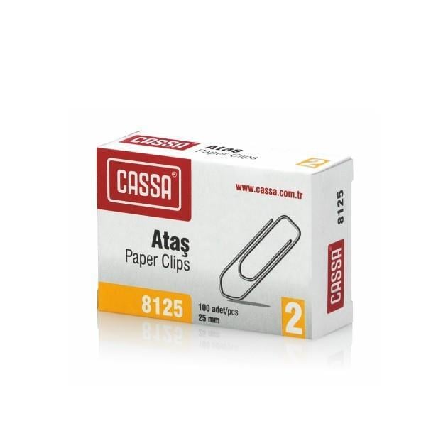 Cassa Ataş 25 Mm No:2 GriCassa Ataş 25 Mm No:2 Gri - Kirtasiyem.netAtaşlar Ve Kıskaçlar