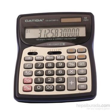 Catiga Hesap Makinesi 12 Haneli Cd 2473RpCatiga Hesap Makinesi 12 Haneli Cd 2473Rp - Kirtasiyem NetHesap Makineleri