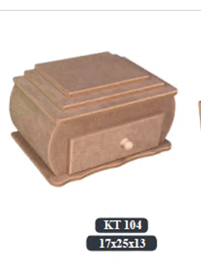 Çekmeceli Kutu Kt 104 Ahşap Ürünler
