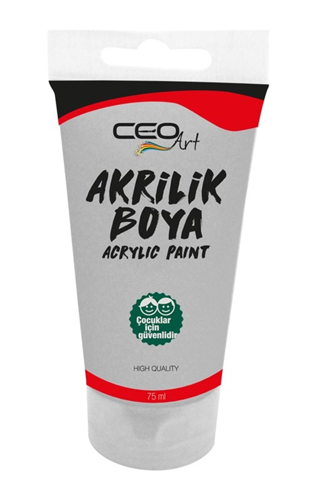 Ceo Art Akrilik Boya 75Ml Silver / GümüşCeo Art Akrilik Boya 75Ml Silver / Gümüş - Kırtasiyem.netAkrilik Boyalar	