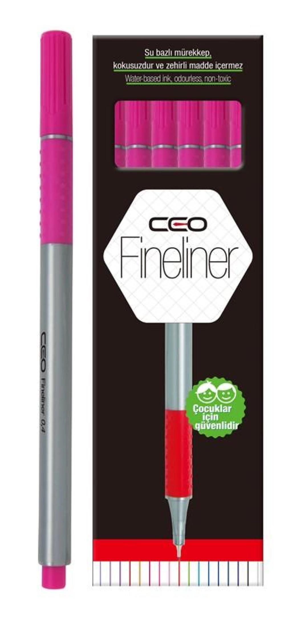 Ceo Fineliner Pembe 21_12 (1 ADET)Ceo Fineliner *12 Pembe 21 - Kirtasiyem.netDövme Kalemleri
