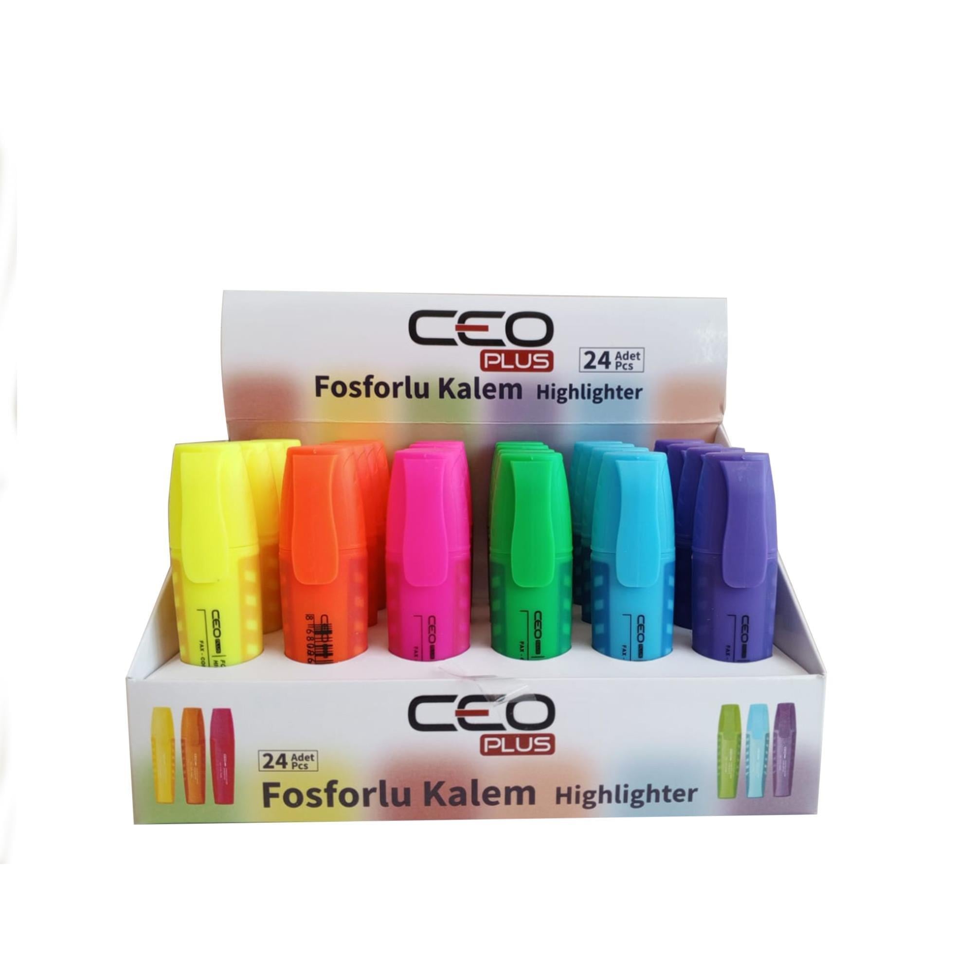 Ceo Fosforlu Kalem Kulplu_24  (1 ADET)Ceo Fosforlu Kalem Kulplu *24 - Kirtasiyem.netFosforlu Kalemler