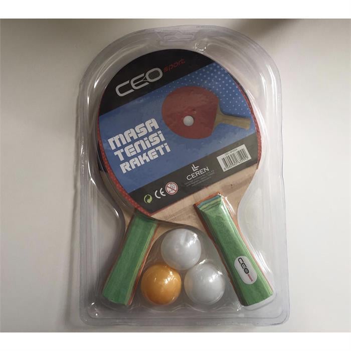 Ceo Sport Masa Tenisi Seti (2 Raket+3 Top) Ceo-Sp0004Ceo Sport Masa Tenisi Seti (2 Raket+3 Top) Ceo-Sp0004 - Kirtasiyem.netRaket Setleri